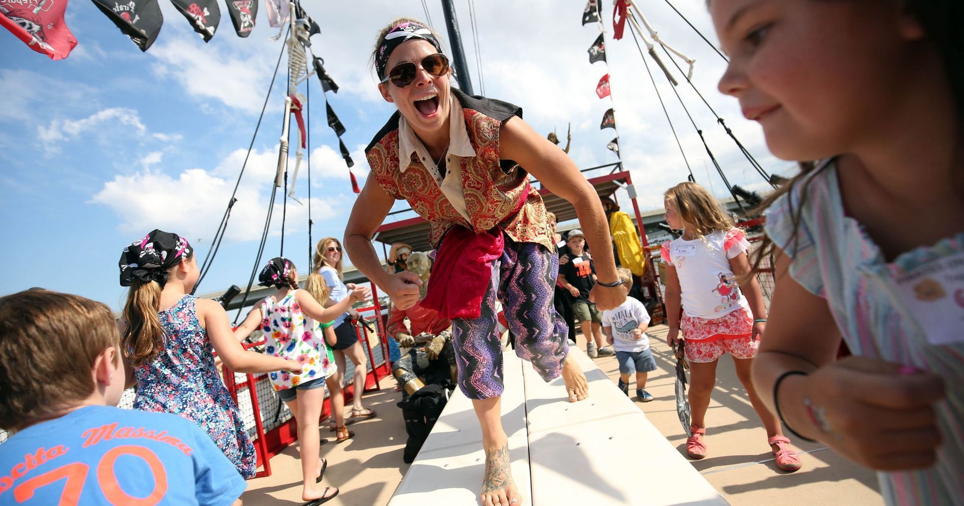 Excursion "Pirate Party" on the ship