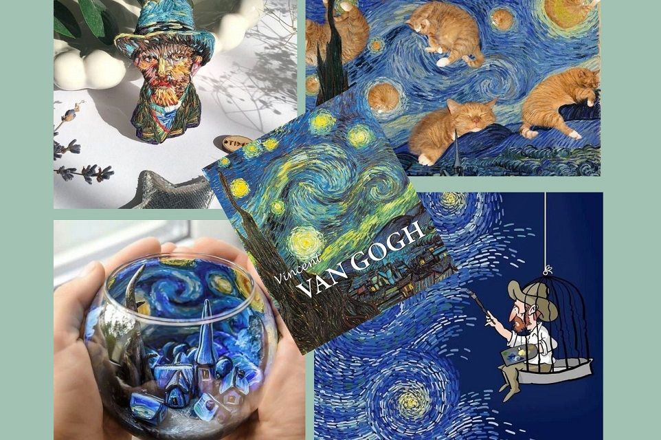 I Online-competition of Fine and Decorative Arts "Dialogue with old masters - Vincent Van Gogh" Interpretation based on the work